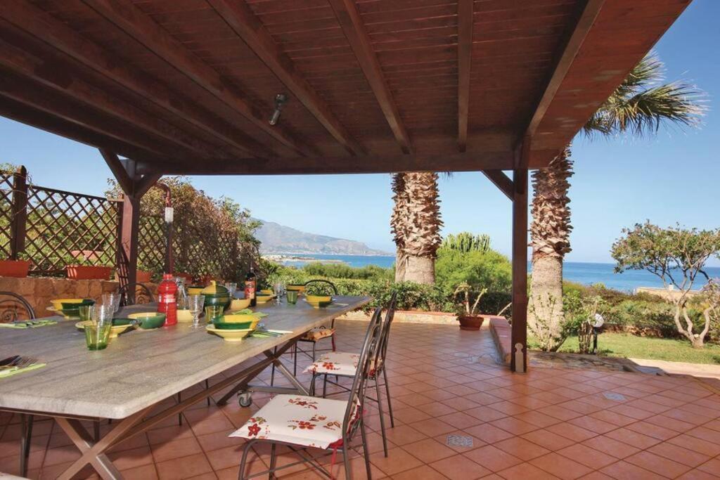 Villa Levante Vista Mare Cornino Custonaci Buitenkant foto